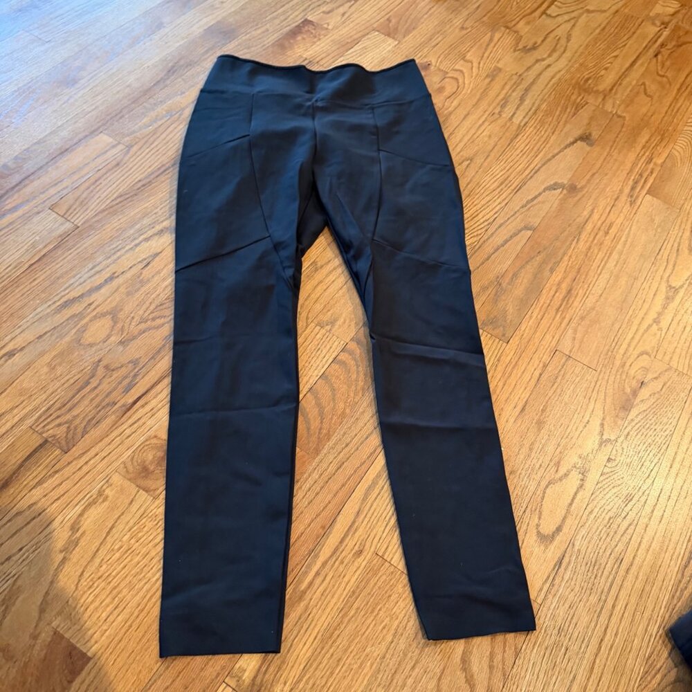 ATHLETA WOMENS STELLAR CITY TIGHT BLACK PANTS SIZE 8